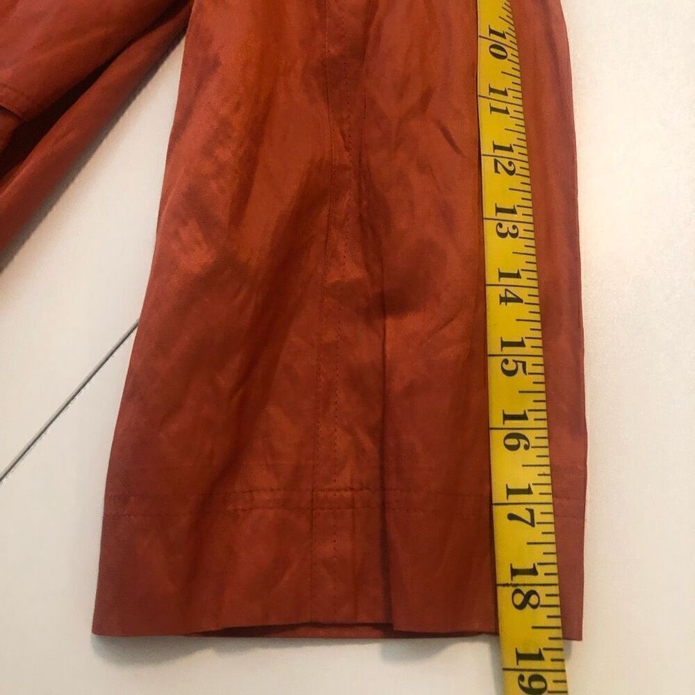 Chico’s Gorpcore Rust Cropped Jacket Size 12 - Picture 10 of 11